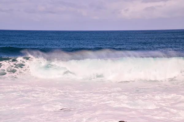 Vue du paysage marin de la tempête — Photo