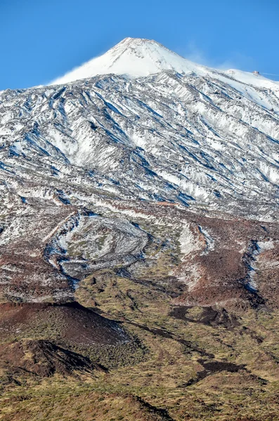 Krajobraz pustynny w Parku Narodowym Volcan Teide — Zdjęcie stockowe