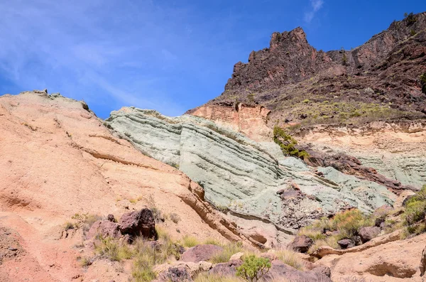 Volcanic Rock Basaltic Formation in Gran Canaria — Stock Photo, Image