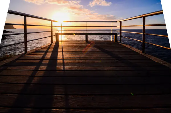 Sunrise Pier — Stock Photo, Image