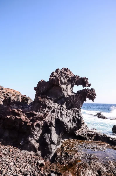 Formazione basaltica di lava — Foto Stock