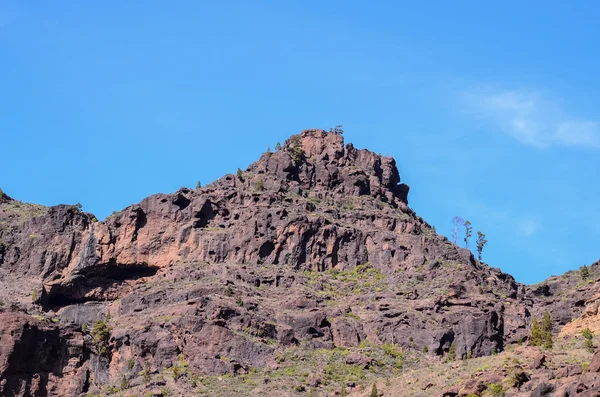 Formación Basáltica de Roca Volcánica en Gran Canaria —  Fotos de Stock