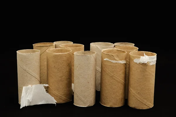Rolo de papel higiênico vazio — Fotografia de Stock