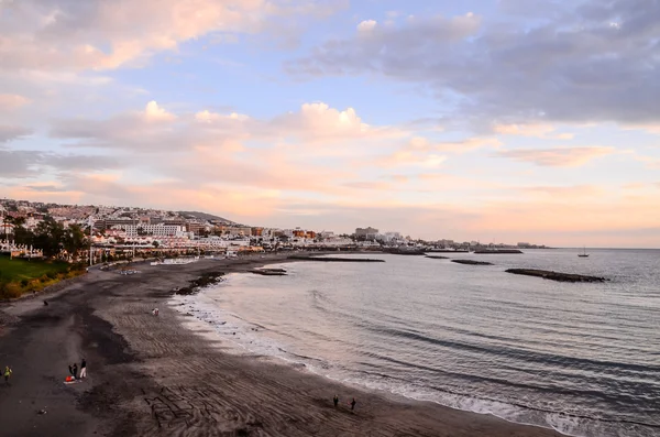 Blick auf playa de fanabe adeje teneriffa — Stockfoto