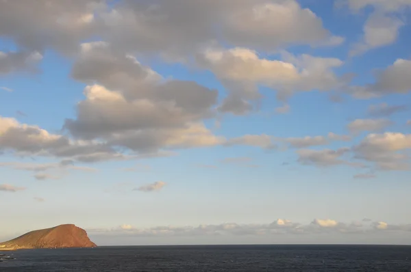 Облака Атлантического океана — стоковое фото