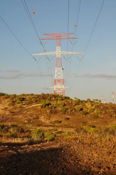 El power pylon — Stockfoto