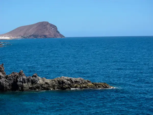 Dry Lava Coast Beach — Stock Photo, Image