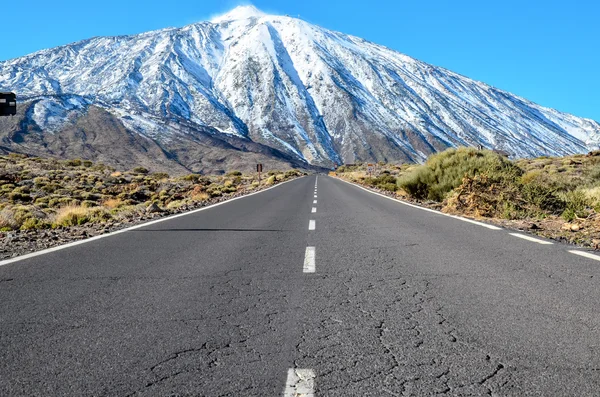 Paesaggio desertico nel Parco Nazionale del Teide Volcano — Foto Stock