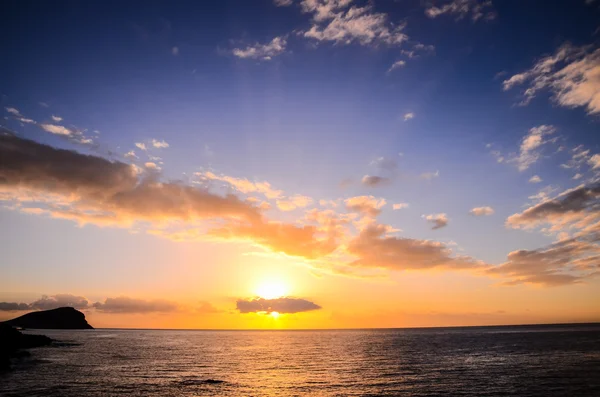 熱帯の夕日 — ストック写真