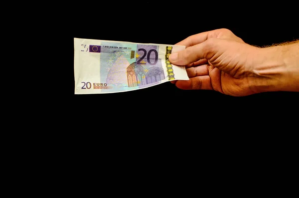 Europese Euro geld bankbiljet — Stockfoto