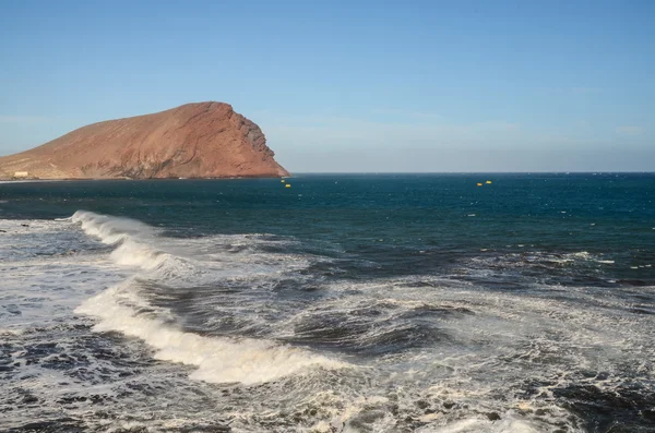 Vue du paysage marin de la tempête — Photo