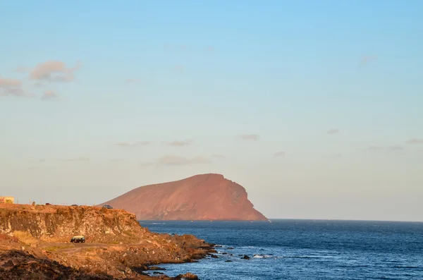 Dry Lava Coast Beach — Stock Photo, Image