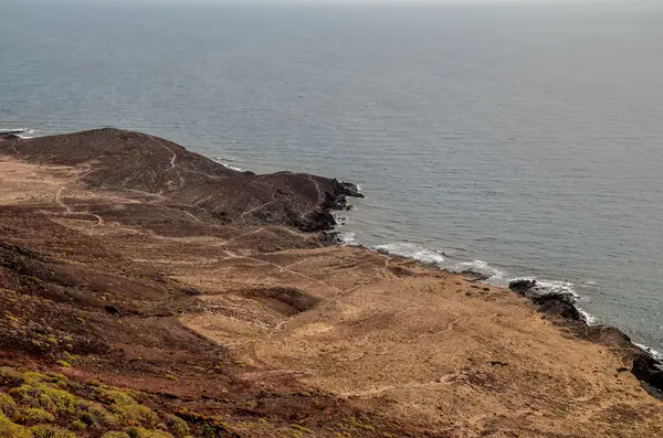 Playa de la costa seca de lava —  Fotos de Stock