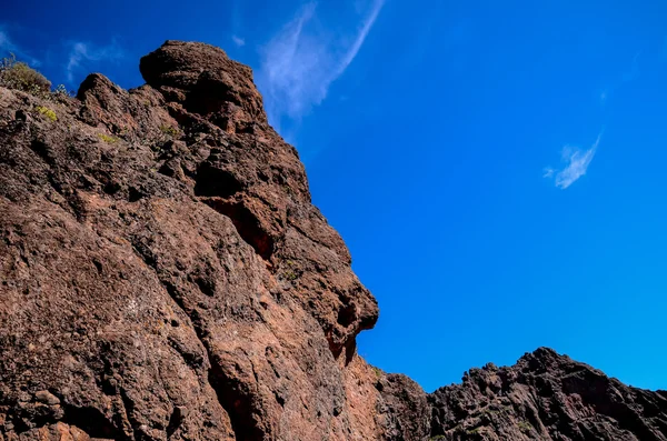 Formación Basáltica de Roca Volcánica en Gran Canaria —  Fotos de Stock