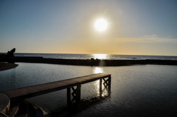 Muelle del amanecer — Foto de Stock