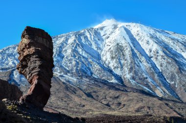Desert Landscape in Volcan Teide National Park clipart