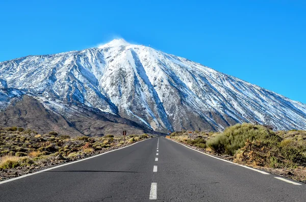 Paesaggio desertico nel Parco Nazionale del Teide Volcano — Foto Stock