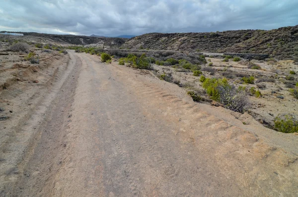 Formazione basaltica di roccia vulcanica a Gran Canaria — Foto Stock