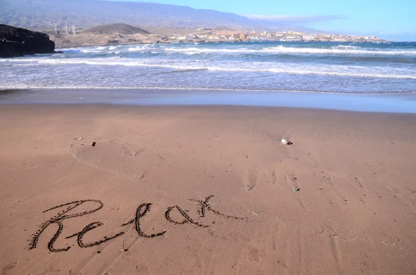 Word Written on the Sand — Stock Photo, Image