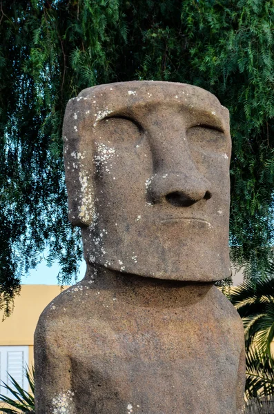 Moai stående från Påskön — Stockfoto