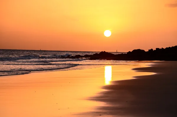 大西洋の夕日 — ストック写真