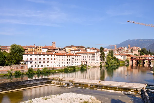 Středověké město Bassano del Grappa — Stock fotografie