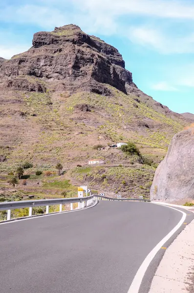 Uzun süre yalnız yol — Stok fotoğraf