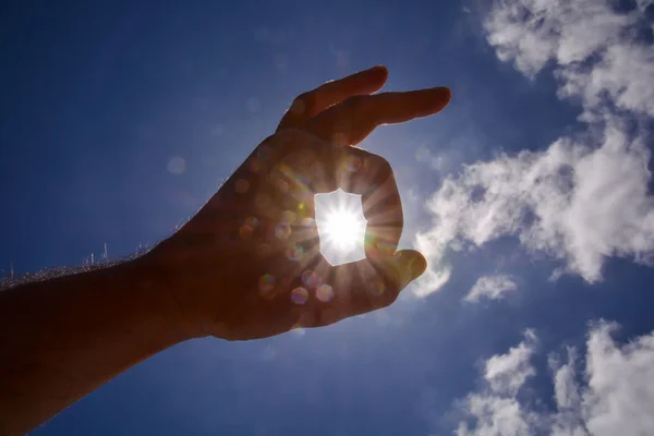 Lämna över himlen och solen — Stockfoto