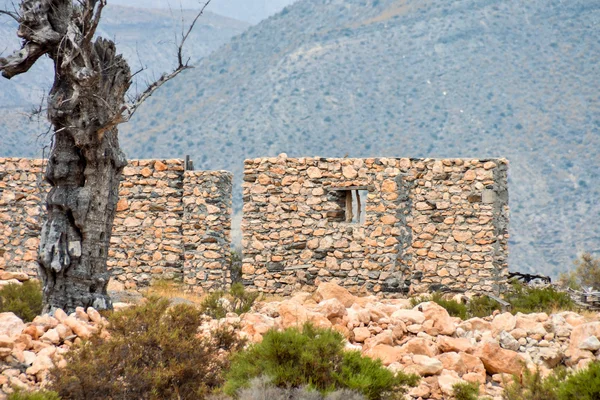 Desert Tabernas v provincii Almeria Španělsko — Stock fotografie