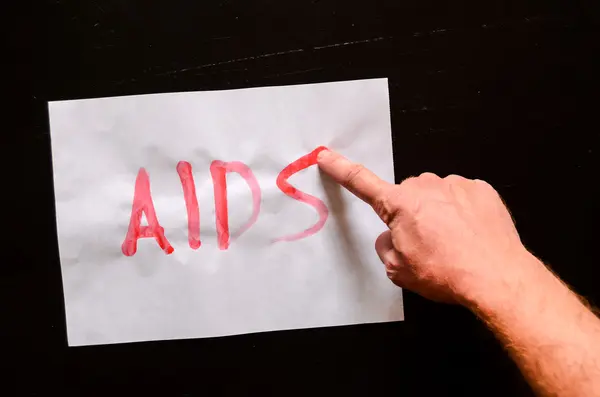 Word Aids Text — Stock Photo, Image