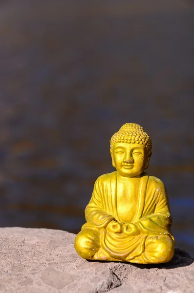 Eine alte Buddha-Statue — Stockfoto