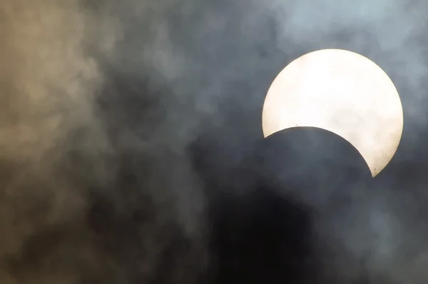 Eclipse solar parcial — Foto de Stock