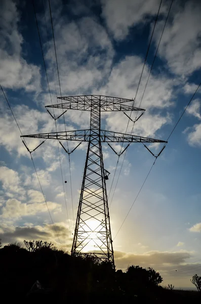 高圧送電塔 — ストック写真