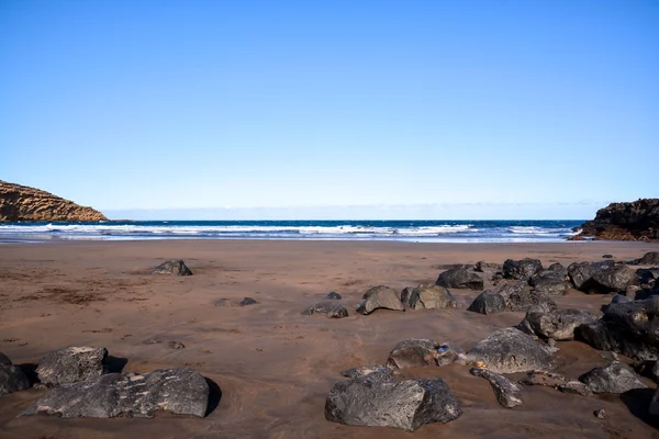 Dry Lava Coast Beach — Stock Photo, Image