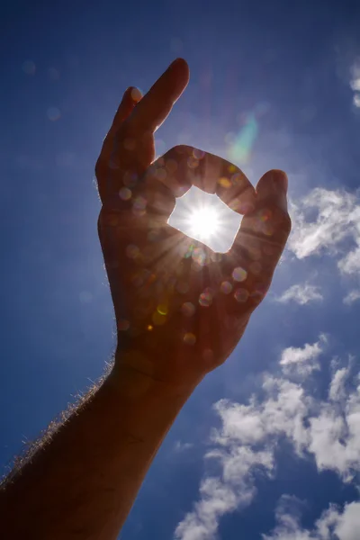 Lämna över himlen och solen — Stockfoto