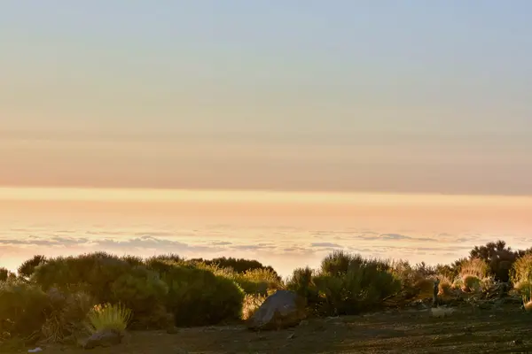 Mar de nubes — Stock fotografie