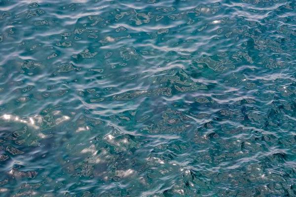 Textura azul da água — Fotografia de Stock