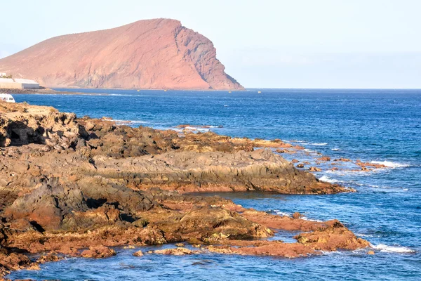 Dry Lava Coast Beach — Stockfoto