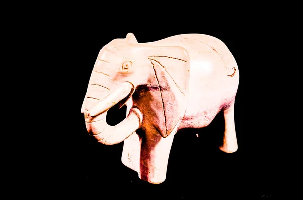 Marmo Statua fatta a mano di un elefante — Foto Stock