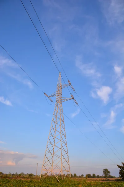 Elektricitet Pylon stång — Stockfoto