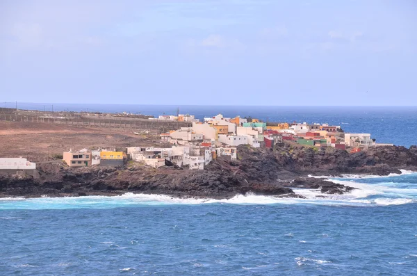 Seca lava costa praia — Fotografia de Stock