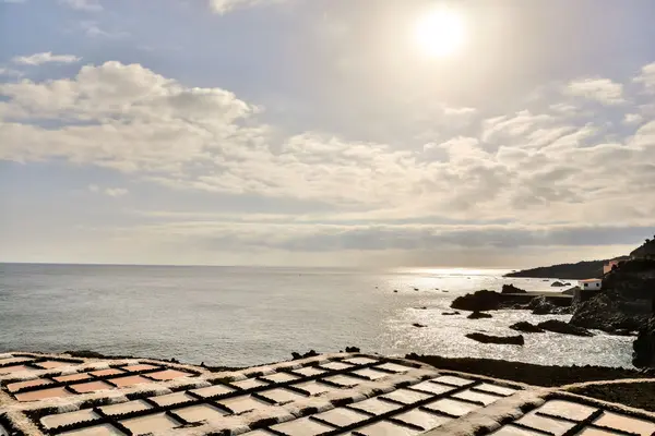 Pisos de sal en las islas Canry — Foto de Stock