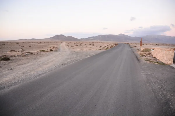 Campo Desert Dirt Road —  Fotos de Stock