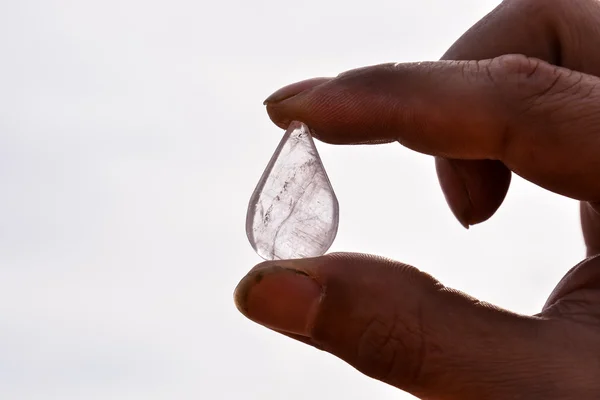 Gioiello in pietra di roccia semi-preziosa — Foto Stock