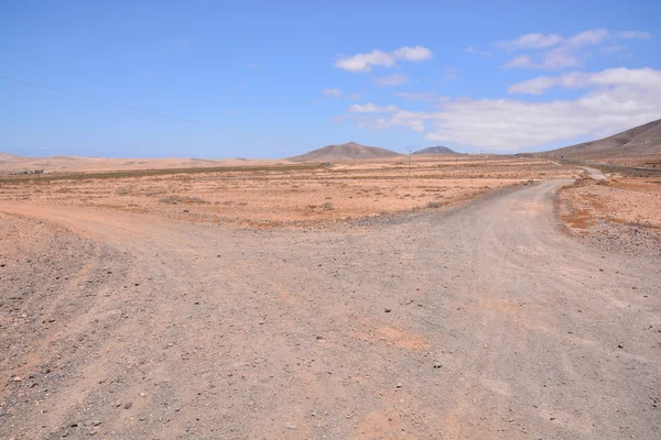 Platteland Desert Dirt Path — Stockfoto