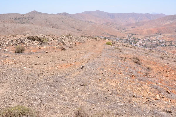 Paisagem seca do deserto — Fotografia de Stock