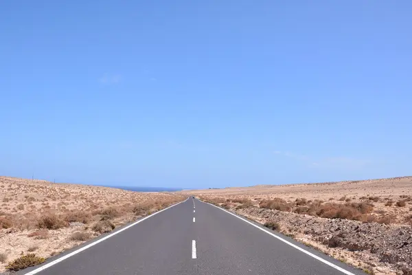 Asfalt Lonely Road — Stockfoto