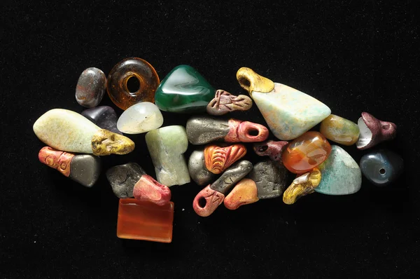 Colored Semi Precious Stones — Stock Photo, Image