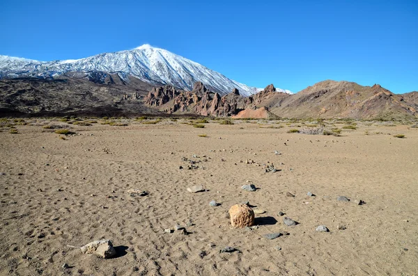 Desert Landscape in Volcan Teide National Park — Stock Photo, Image