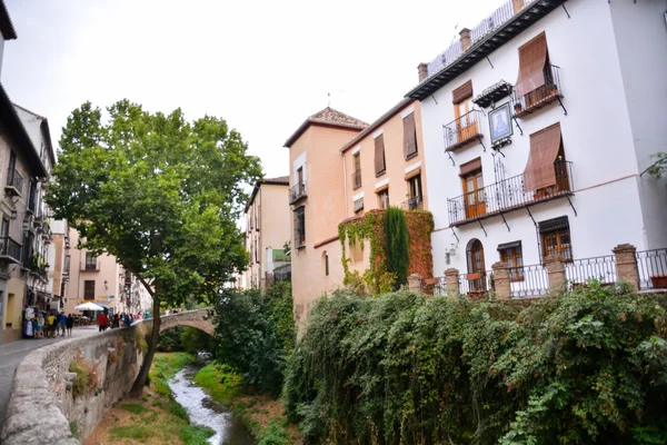 Zicht op de historische stad Granada — Stockfoto